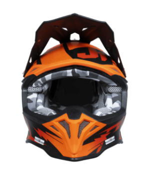 Mотокрос каска Just1 J-39 Poseidon Fluo Orange/Red/Black