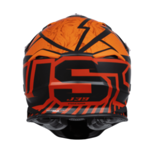 Mотокрос каска Just1 J-39 Poseidon Fluo Orange/Red/Black