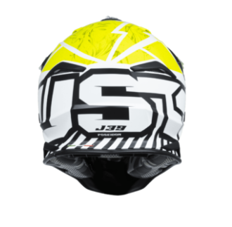 Mотокрос каска Just1 J-39 Poseidon Fluo Yellow/Black/White