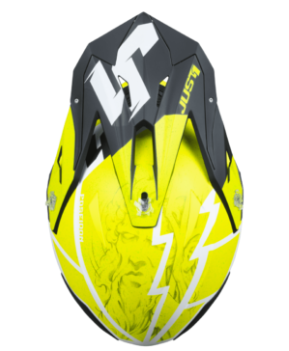 Mотокрос каска Just1 J-39 Poseidon Fluo Yellow/Black/White