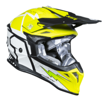Mотокрос каска Just1 J-39 Poseidon Fluo Yellow/Black/White