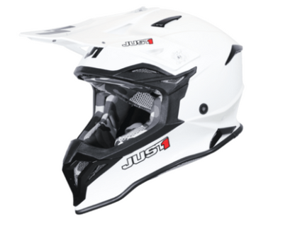 Mотокрос каска Just1 J-39 Solid White Gloss