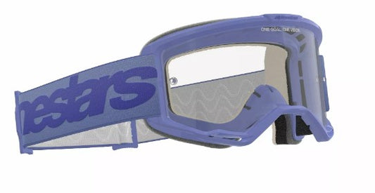 Мотокрос очила ALPINESTARS VISION 5 WORDMARK PURPLE CLEAR