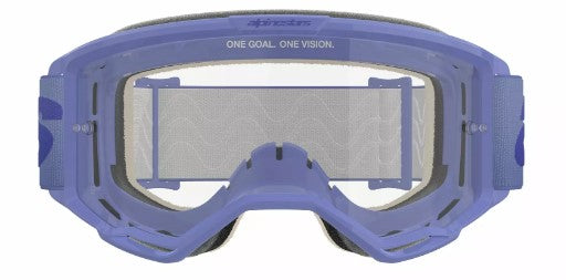 Мотокрос очила ALPINESTARS VISION 5 WORDMARK PURPLE CLEAR