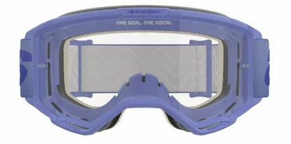 Мотокрос очила ALPINESTARS VISION 5 WORDMARK PURPLE CLEAR