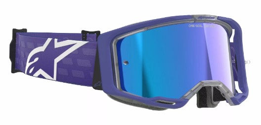 Мотокрос очила ALPINESTARS VISION 8 CORP PURPLE MIRROR-BLUE