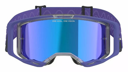 Мотокрос очила ALPINESTARS VISION 8 CORP PURPLE MIRROR-BLUE