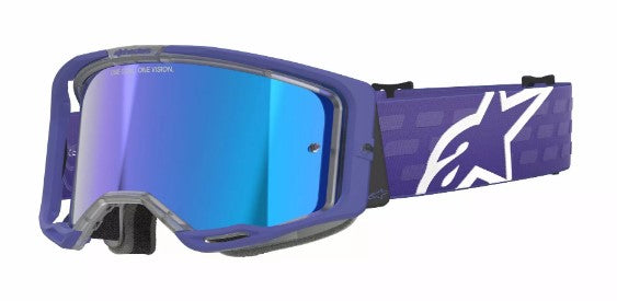 Мотокрос очила ALPINESTARS VISION 8 CORP PURPLE MIRROR-BLUE