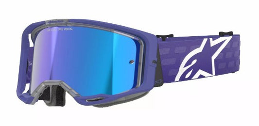 Мотокрос очила ALPINESTARS VISION 8 CORP PURPLE MIRROR-BLUE