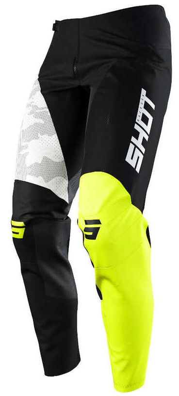 Мотокрос брич SHOT Camo Neon Yellow