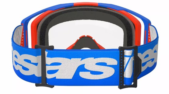 Мотокрос очила ALPINESTARS VISION 8 WORDMARK BLUE/OR CLEAR