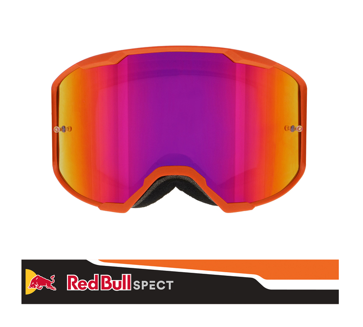 Мотокрос очила Spect Red Bull Strive Single lens Black/Orange purple