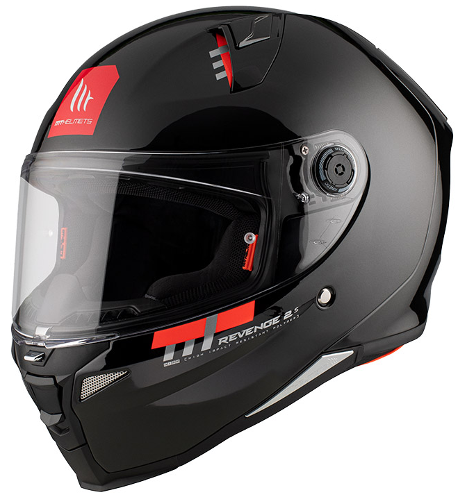 Каска MT REVENGE 2 S SOLID A1 GLOSS BLACK