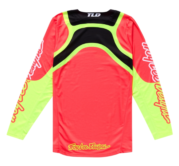 Мотокрос джърси TROY LEE DESIGNS GP Pro Swerve Jersey - Infra Red/Yellow