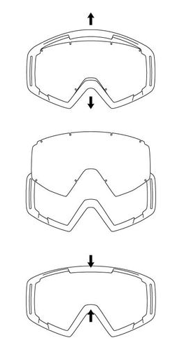 Плака за очила Spect Red Bull Strive - Blue Flash