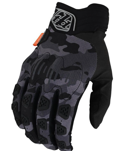 Мотокрос ръкавици TROY LEE DESIGNS Scout Gambit - Camo Grey/Black