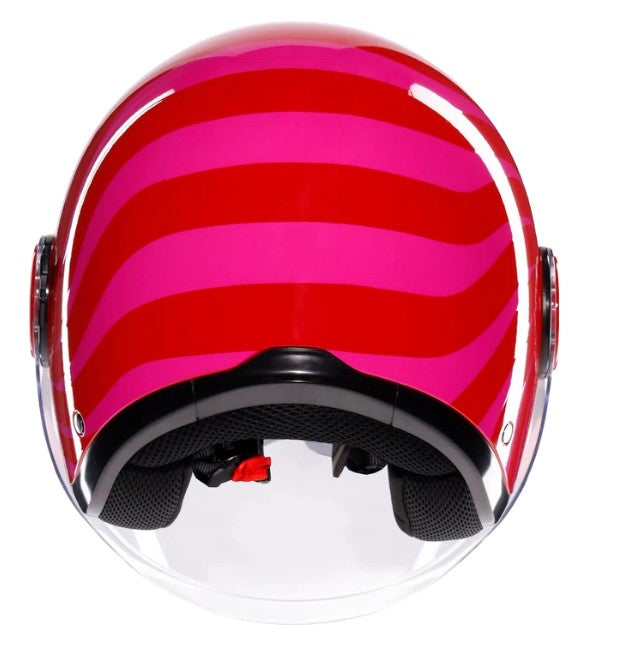 Каска за скутер AGV ETERES TROPEA RED/PINK