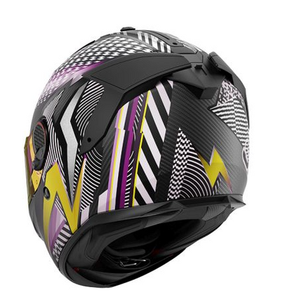 Каска SHARK SPARTAN GT PRO CARBON STHYR MAT CARBON/CHROME/PURPLE