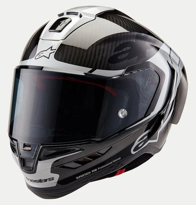 Каска ALPINESTARS Supertech R10 Element Black/Carb/Silver