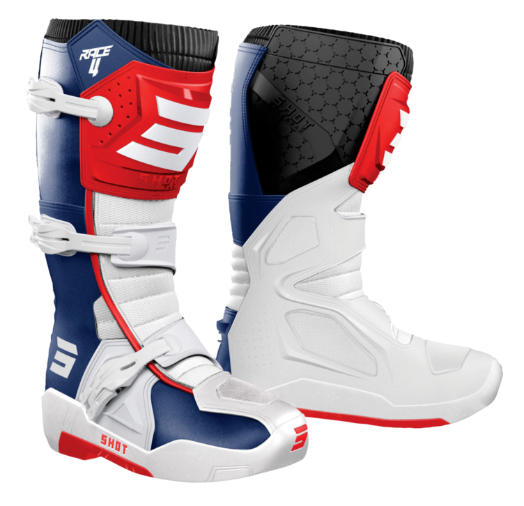 Ботуши SHOT Race 4 Blue/Red/White