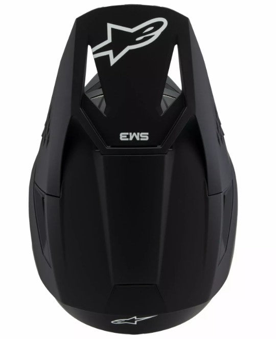 Детска мотокрос каска ALPINESTARS SM3 SOLID BLACK