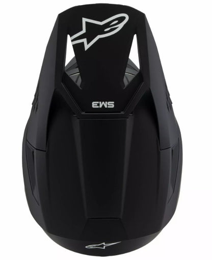 Детска мотокрос каска ALPINESTARS SM3 SOLID BLACK