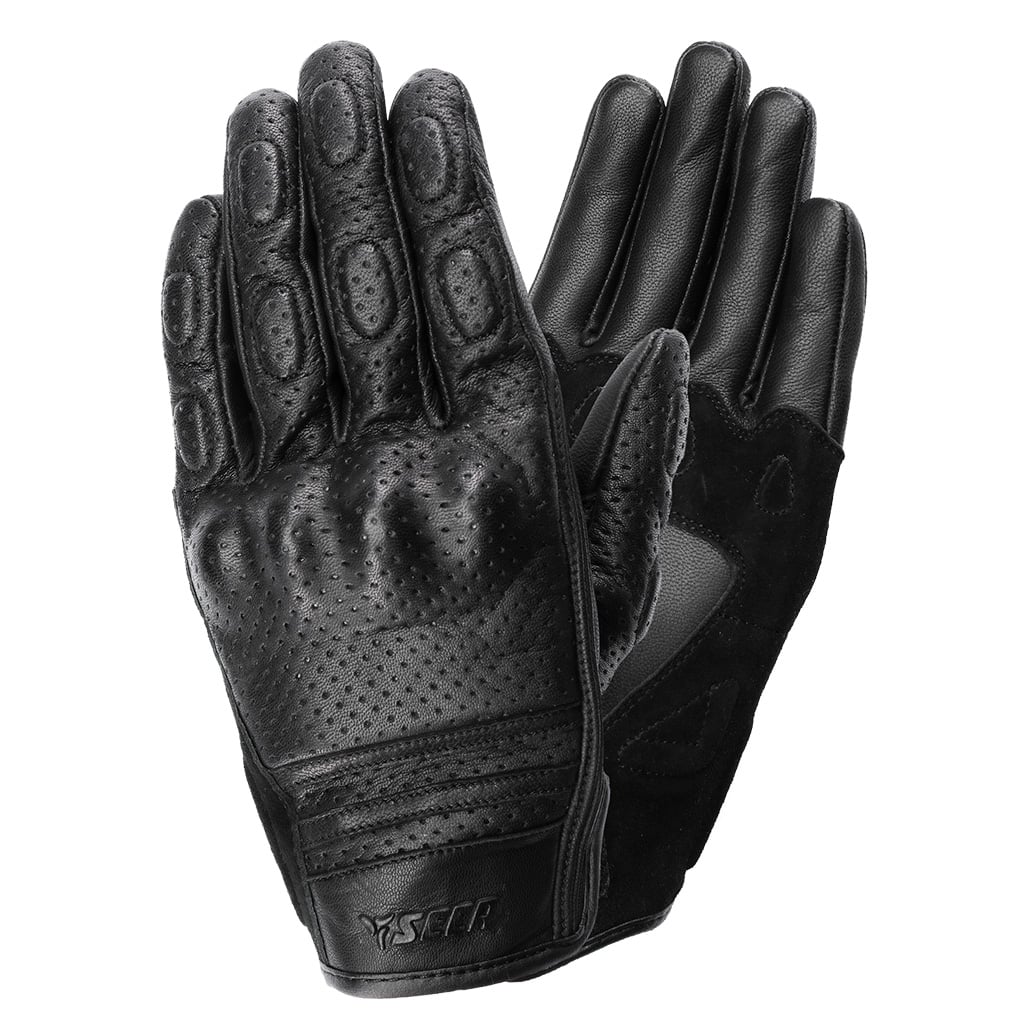 Кожени ръкавици SECA TABU II PERFORATED BLACK