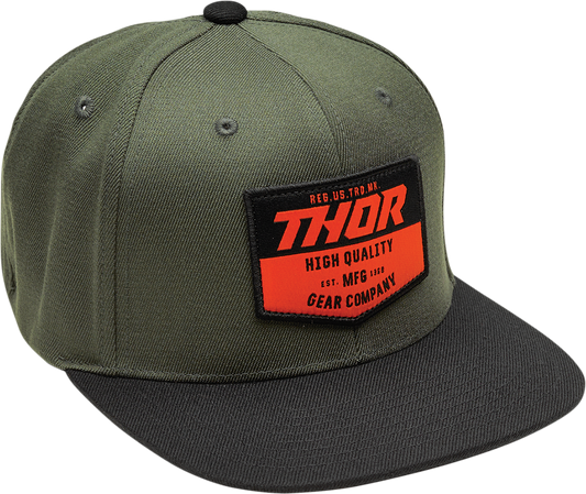 Шапка THOR Chevron Snapback green