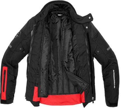 Текстилно мото яке SPIDI TRAVELER 3 BLACK/RED