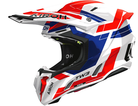 Мотокрос каска AIROH TWIST 3 DYNASTY BLUE/RED GLOSS