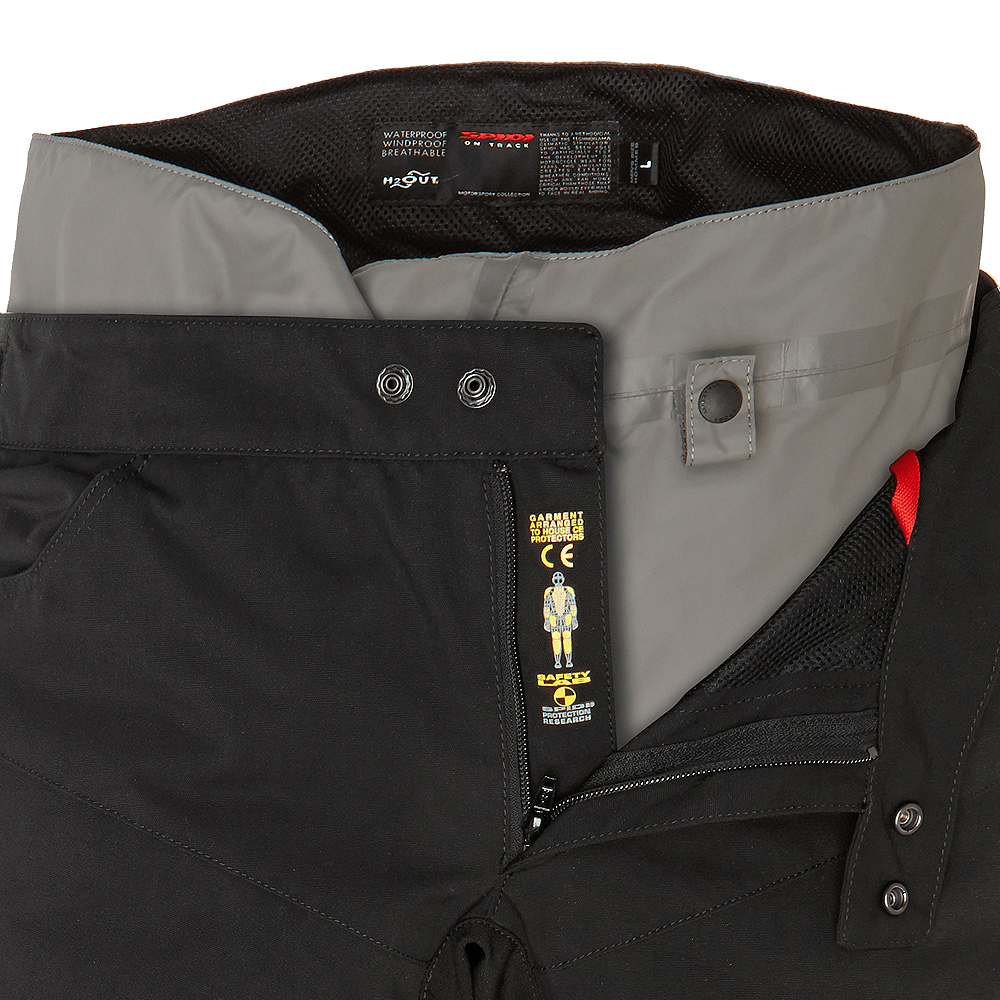 Текстилен мото панталон SPIDI Thunder H2Out BLACK