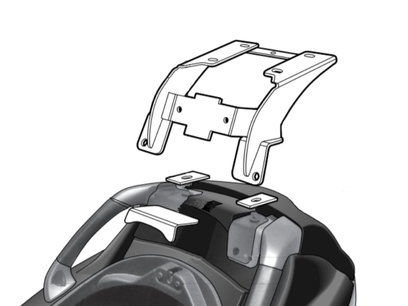 Монтажен комплект за куфари SHAD TOP MASTER PIAGGIO MP3/LT/RL HYBRID 125 '07-'11