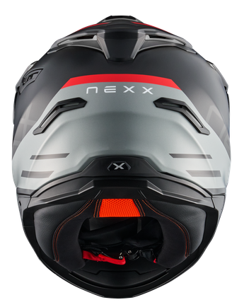 Адвенчър каска NEXX Y.TRAVL QUEST BLACK RED
