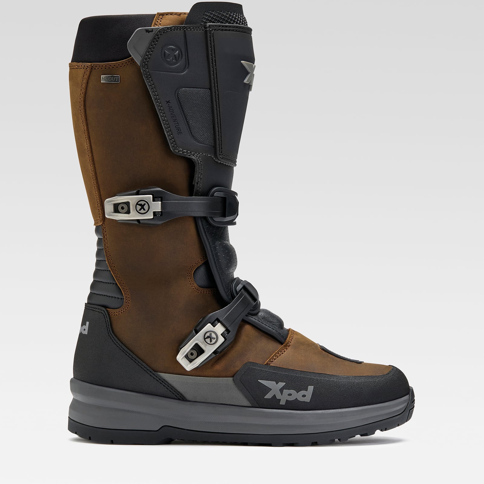 Ботуши за мотор XPD X-ADVENTURE H2OUT BROWN
