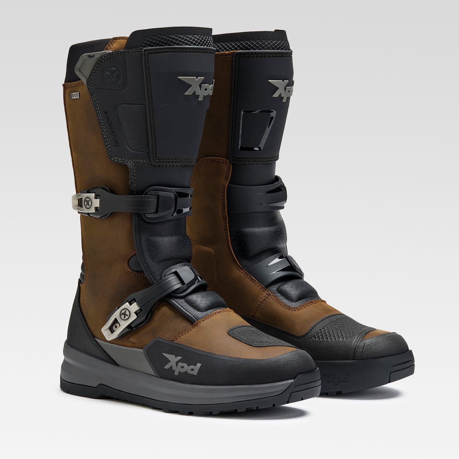 Ботуши за мотор XPD X-ADVENTURE H2OUT BROWN