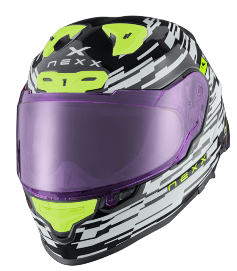 Каска NEXX X.R3R X.R3R GLITCH RACER RED WHITE