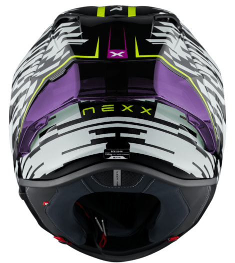 Каска NEXX X.R3R X.R3R GLITCH RACER RED WHITE