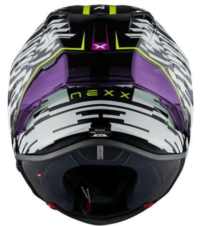 Каска NEXX X.R3R X.R3R GLITCH RACER RED WHITE