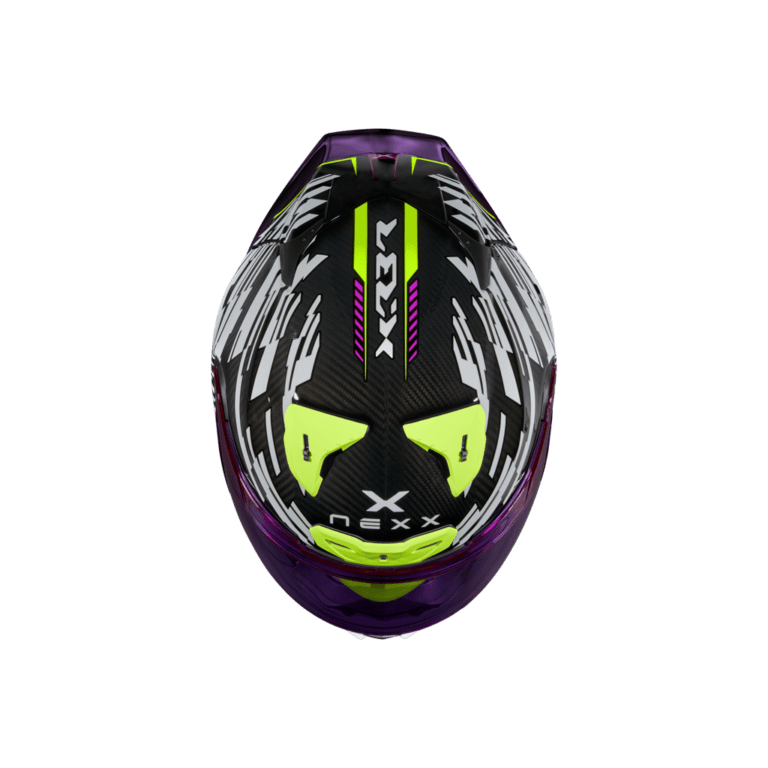 Каска NEXX X.R3R GLITCH RACER WHITE/NEON