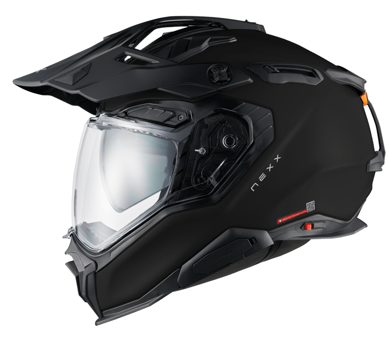 Адвенчър каска NEXX X.WED3 PLAIN BLACK MT
