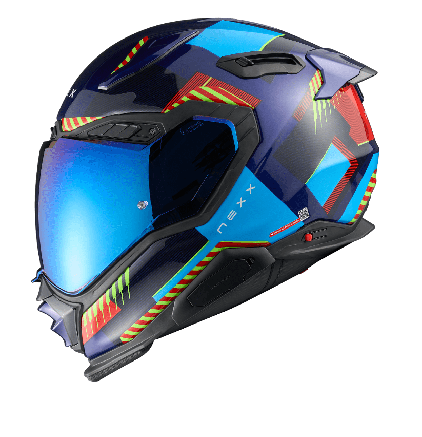 Каска NEXX X.WST3 FLUENCE BLUE RED