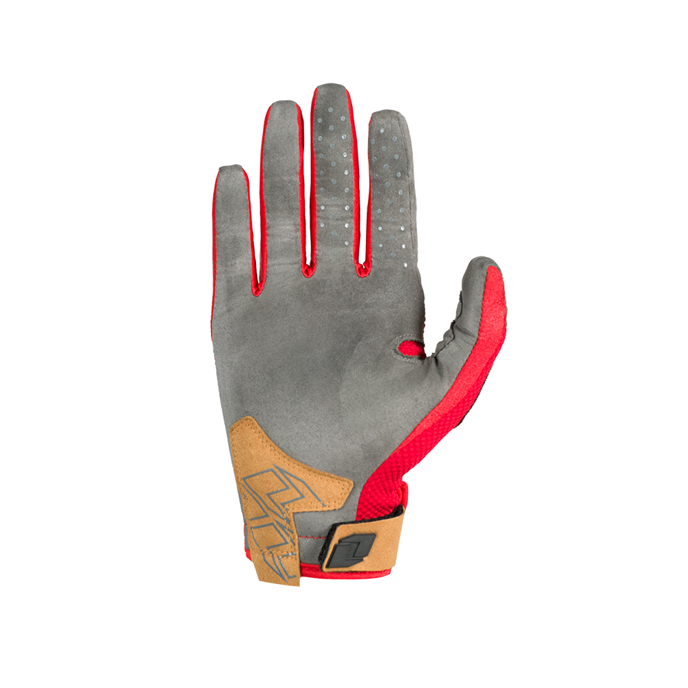 Детски мотокрос ръкавици ONE INDUSTRIES X-197 HALT RED