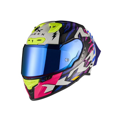 Каска NEXX X.R3R ZIGER PURPLE/BLUE