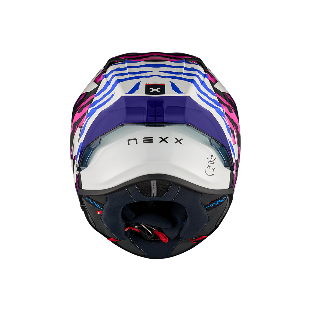 Каска NEXX X.R3R ZIGER PURPLE/BLUE