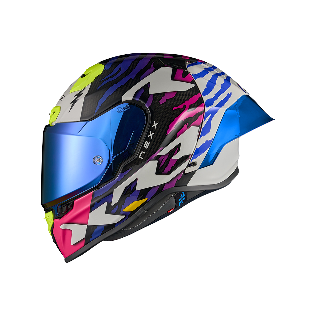 Каска NEXX X.R3R ZIGER PURPLE/BLUE