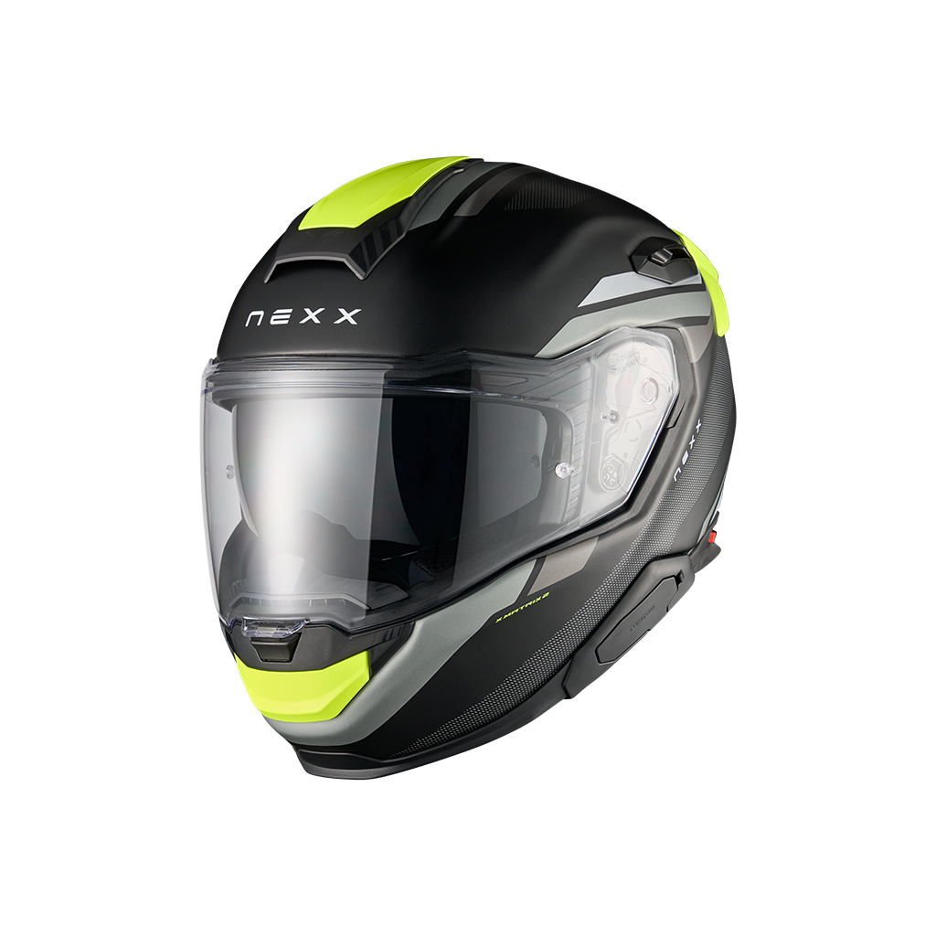 Каска NEXX X.TR QUANTA BLACK NEON MATT