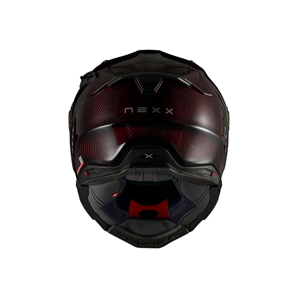 Каска NEXX X.WST3 LAVA CARBON RED