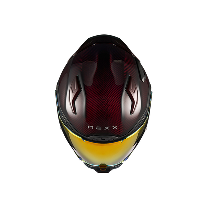 Каска NEXX X.WST3 LAVA CARBON RED