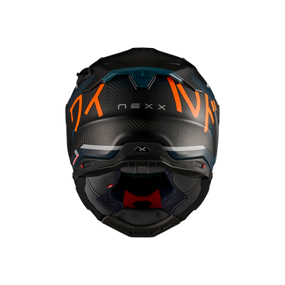 Каска NEXX X.WST3 MANGA ORANGE/BLUE MATT