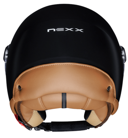 Каска за скутер NEXX Y.10 SUNNY BLACK MATT CAMEL